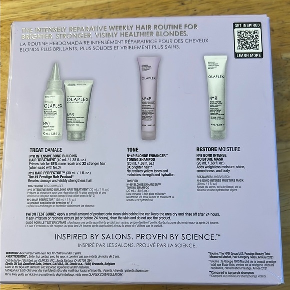 OLAPLEX Unbreakable Blondes Kit in Lavender and Silver - Picture 2 of 5